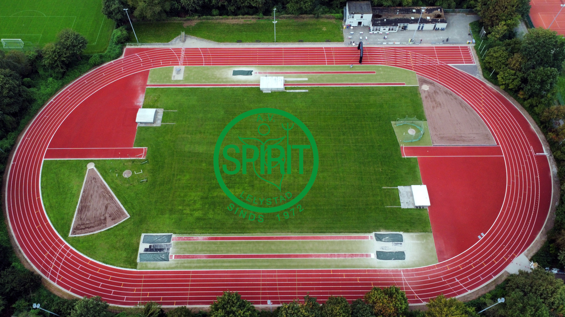 Atletiek Vereniging Spirit baan in Lelystad