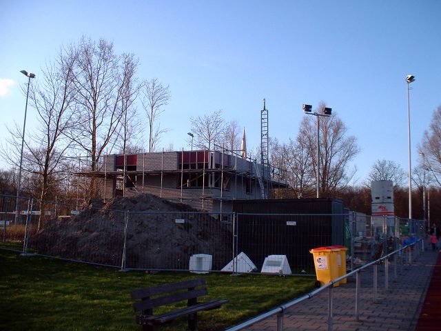 Clubgebouw verbouwing in 2004