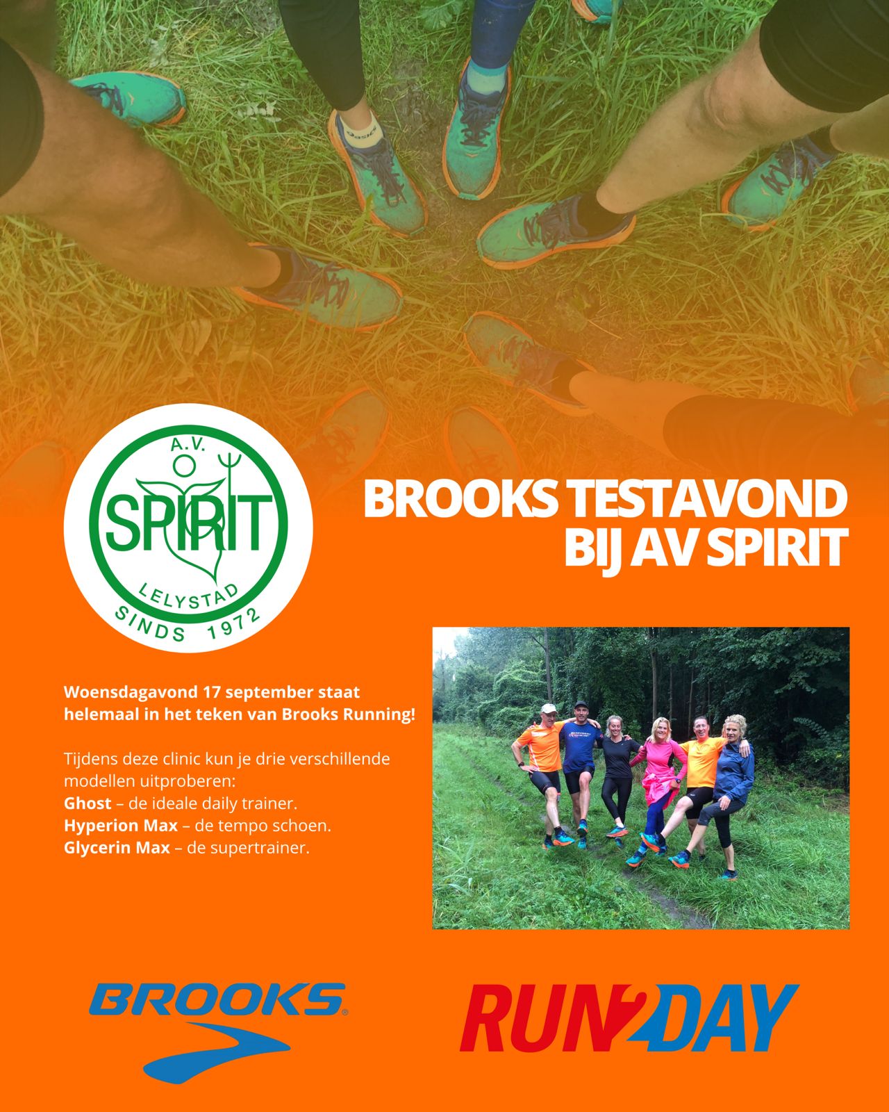 Brooks test avond bij AV Spirit 17 september 2025 Brooks test avond bij AV Spirit 17 september 2025