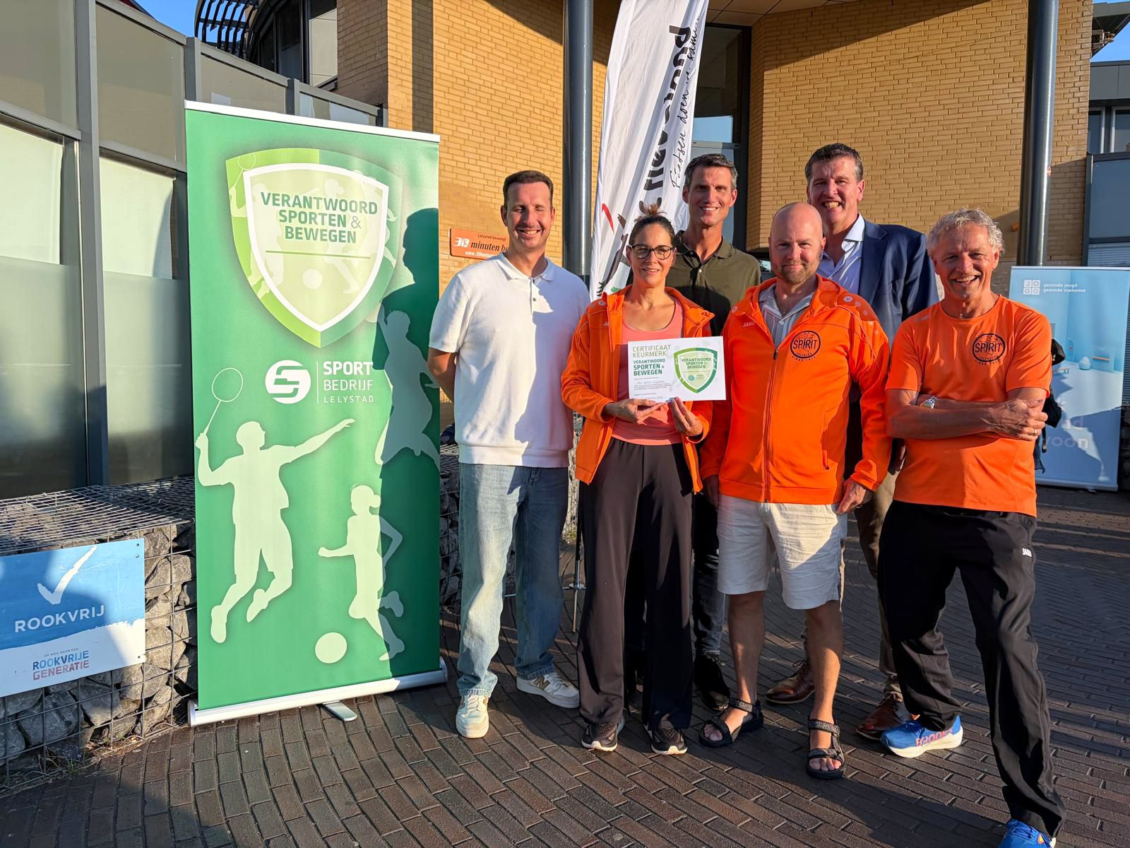 26 augustus 2026 AV Spirit ontvangt Keurmerk Verantwoord Sporten en Bewegen