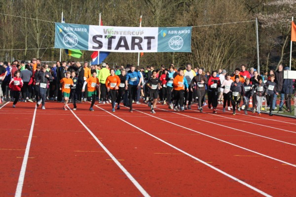 Start jeugd 2 km Wintercup